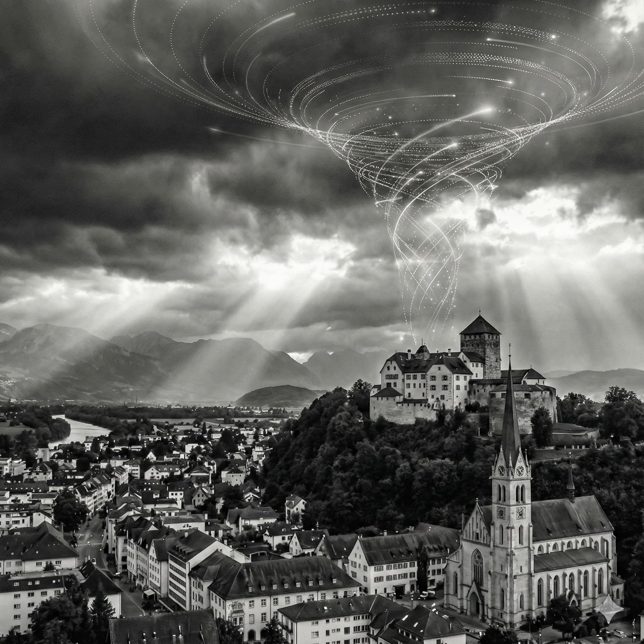 Liechtenstein alpine landscape - Premium regulatory hub for token economy and institutional blockchain business